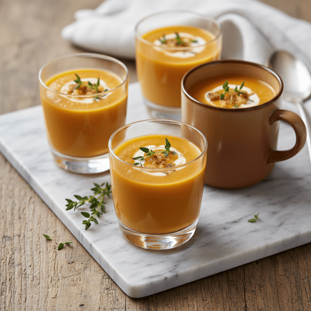 Potage Crécy mit Thymian - Thermomix Rezept