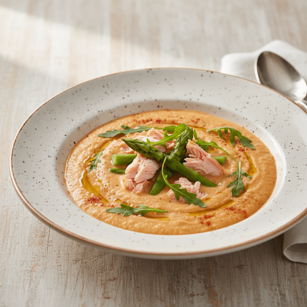 Zuppa di Fagioli con Salmone - Thermomix Rezept