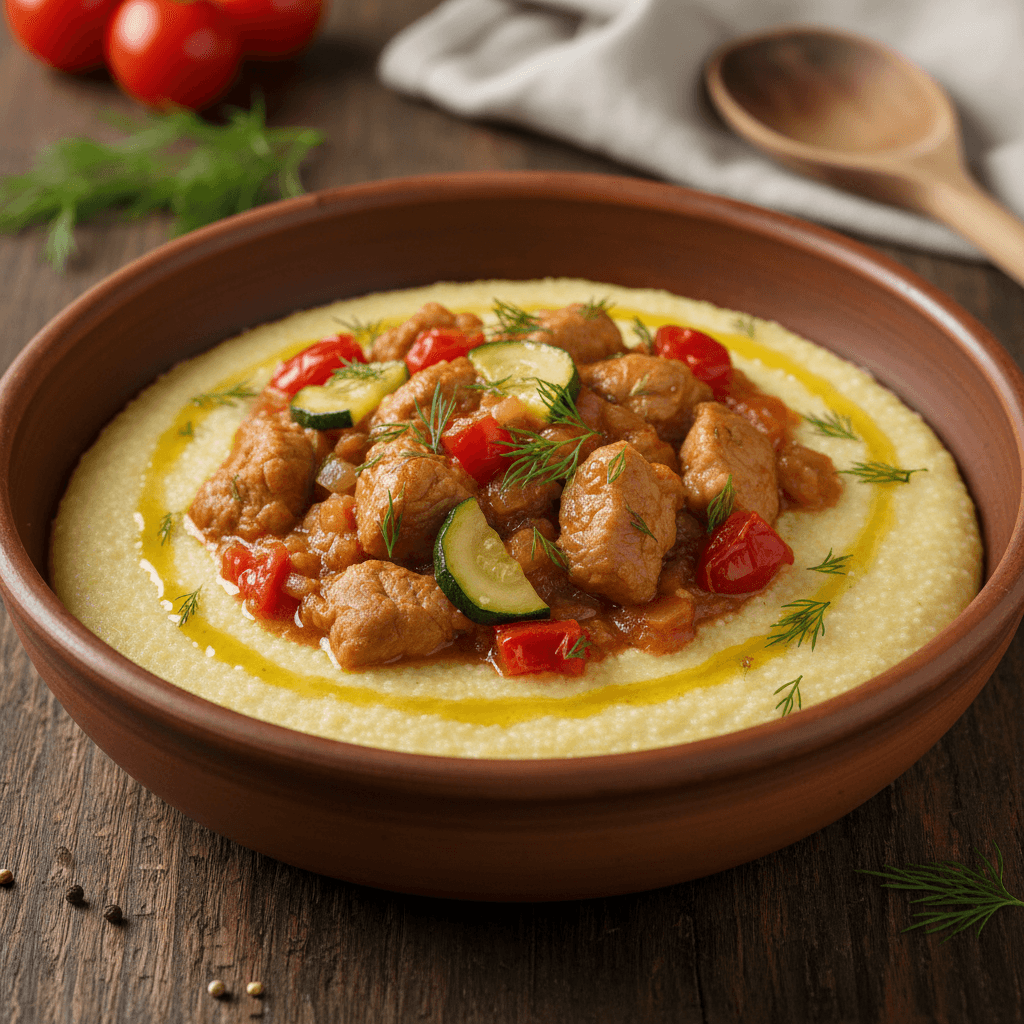 Semolino di Maiale con Zucchine - Thermomix Rezept