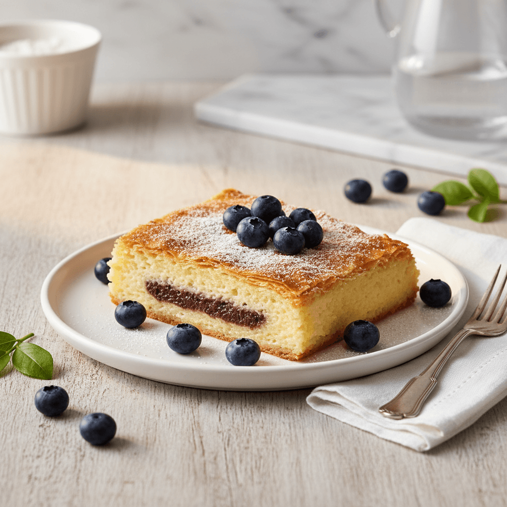 Galaktoboureko mit Blaubeeren - Thermomix Rezept