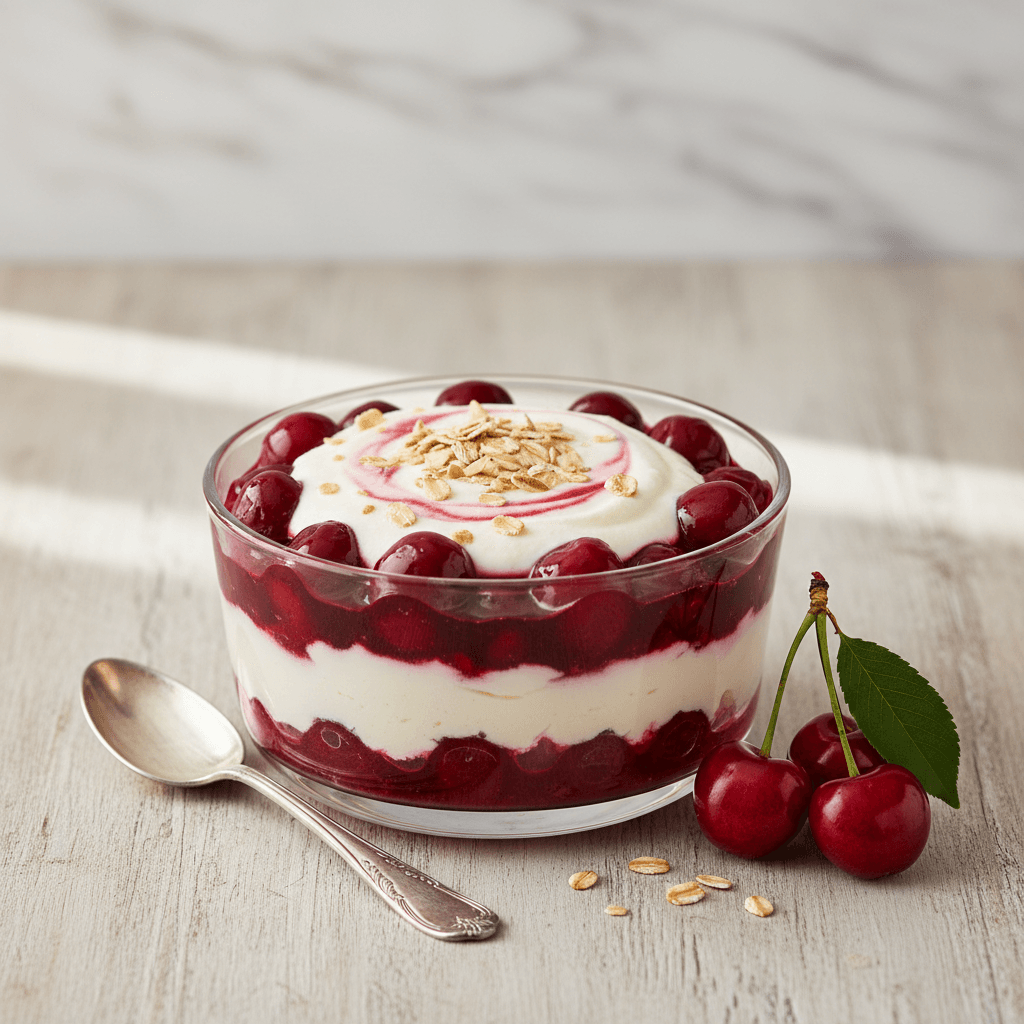 Schwäbische Kirsch-Quark-Creme - Thermomix Rezept