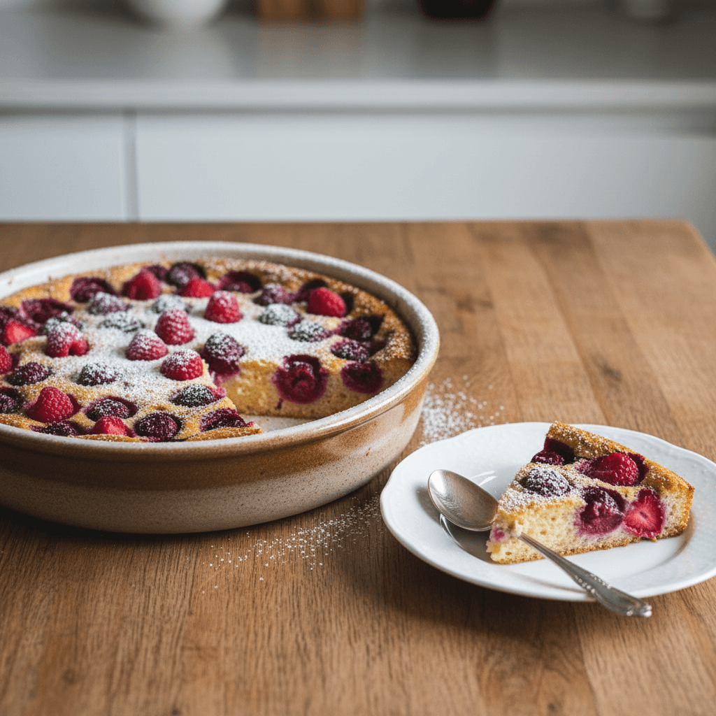 Clafoutis mit Kirschen und Beeren - Thermomix Rezept