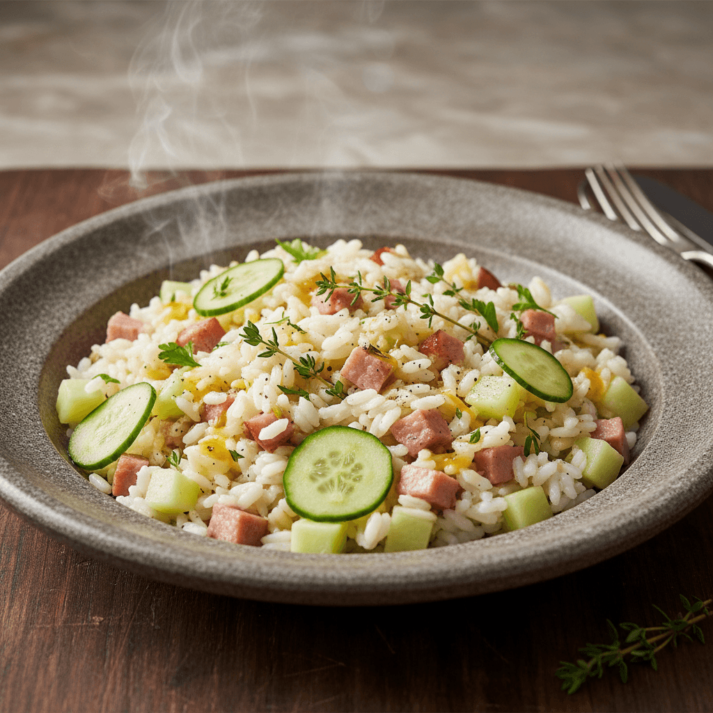 Riso al Kassler con Kohlrabi - Thermomix Rezept