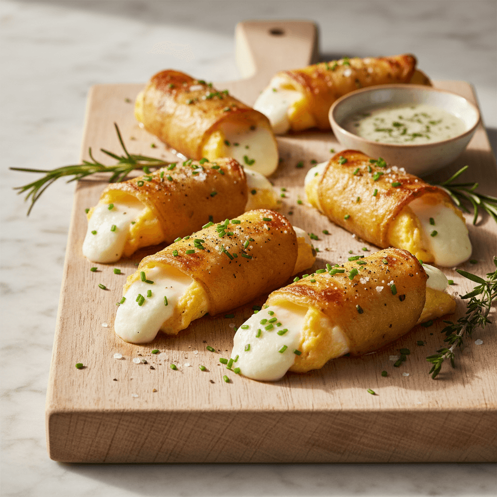 Kartoffel-Mozzarella-Röllchen - Thermomix Rezept