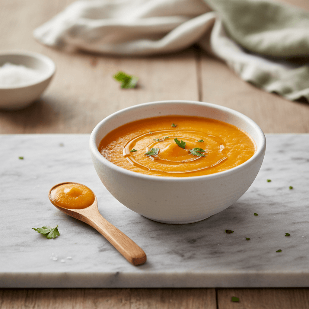Karotten-Frühstücksbrei für Babys - Thermomix Rezept