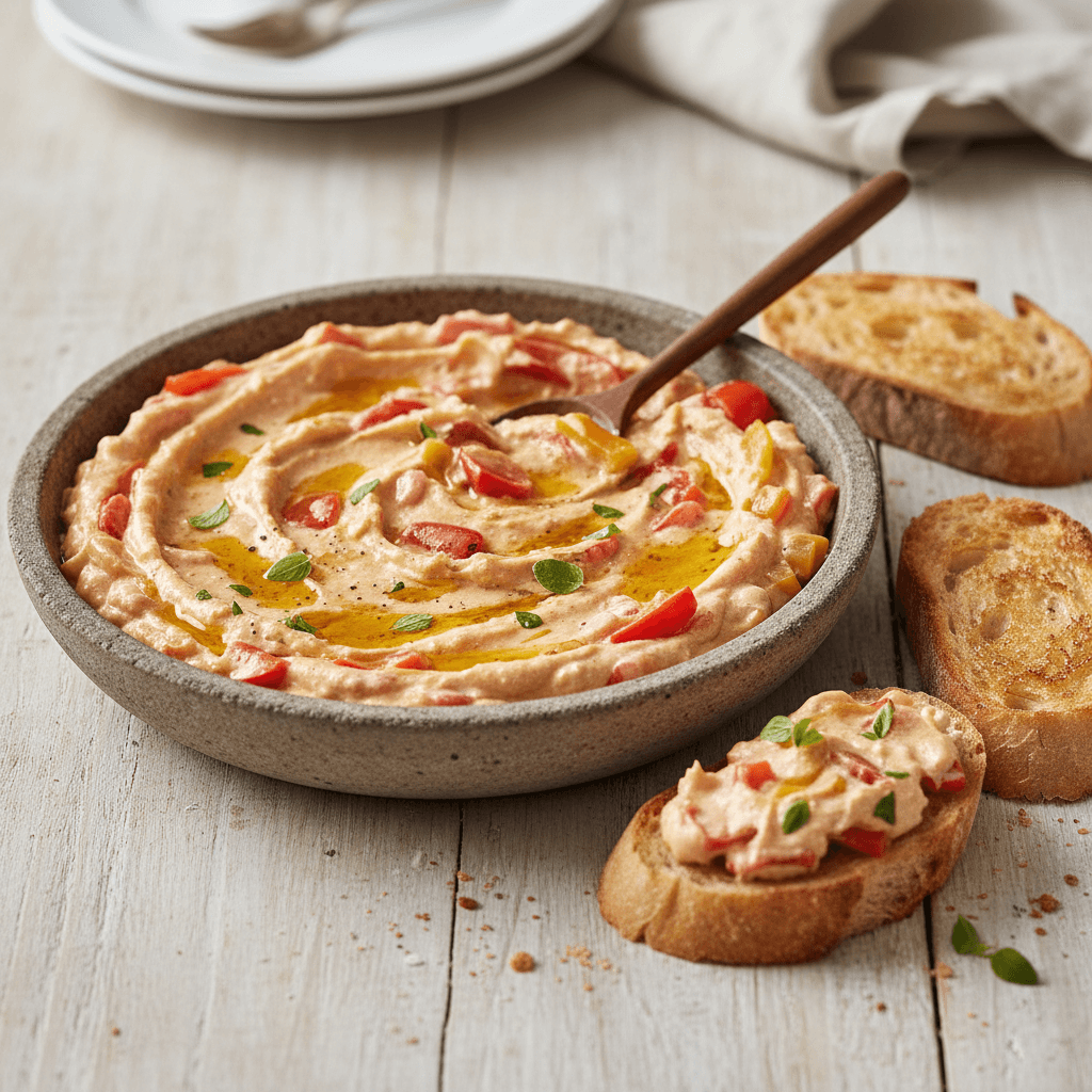 Peperonata con Crema di Formaggio - Thermomix Rezept