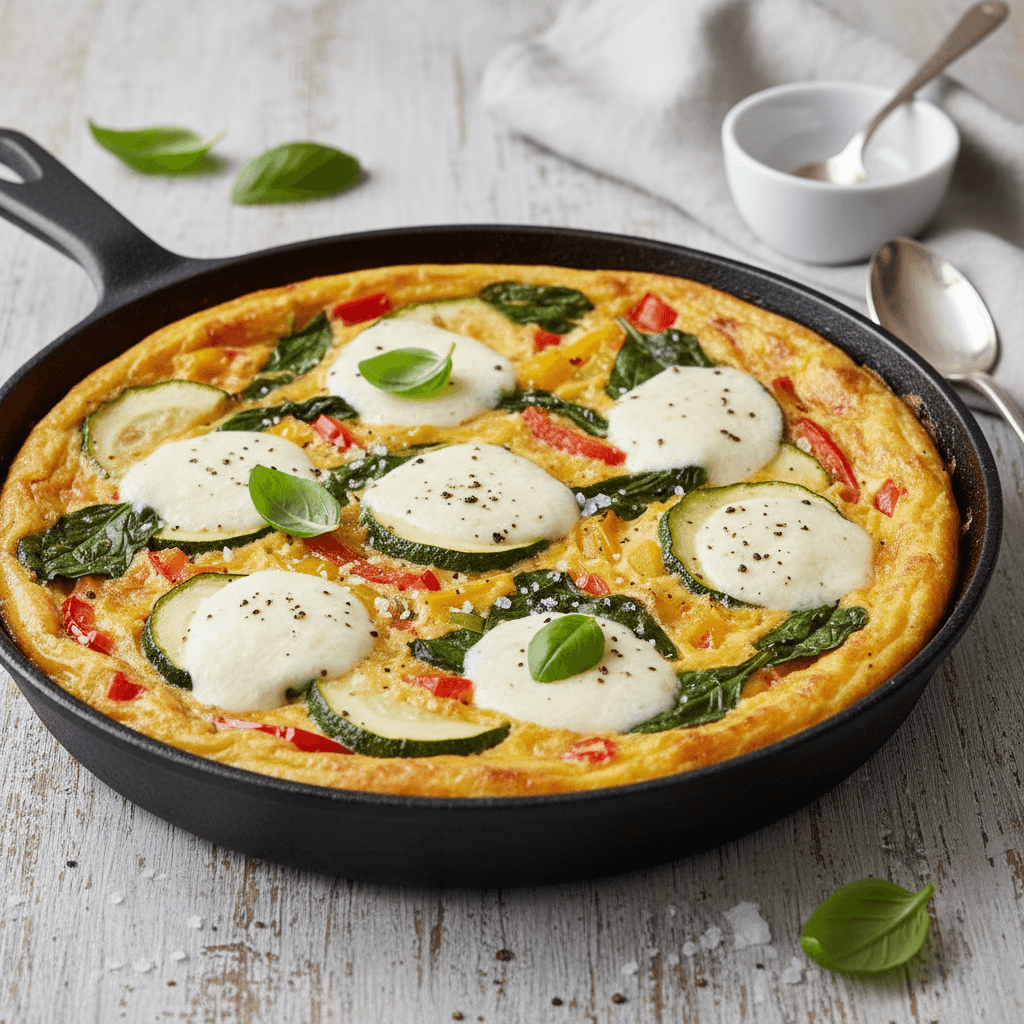 Mozzarella-Gemüse-Frittata - Thermomix Rezept