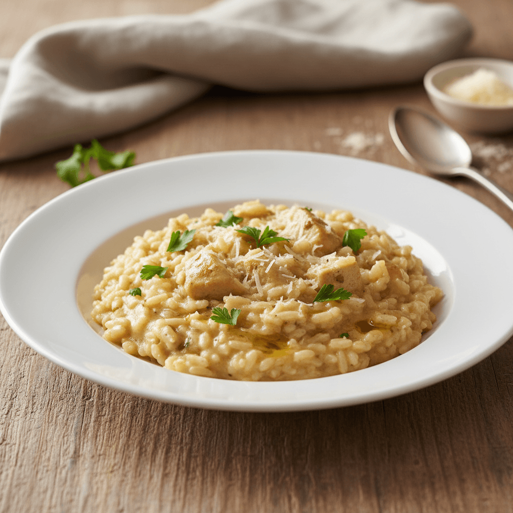 Cremiges Hähnchen-Risotto - Thermomix Rezept