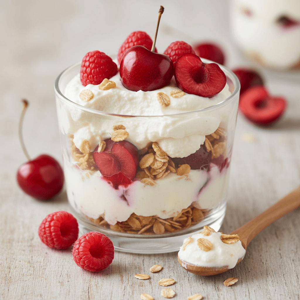 Bayerische Kirsch-Quark-Creme - Thermomix Rezept