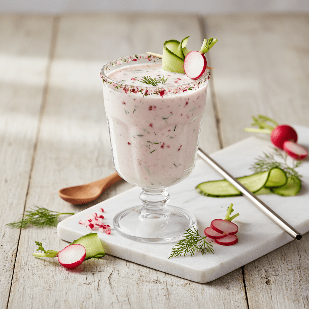 Kefir-Radieschen-Sommerdrink - Thermomix Rezept