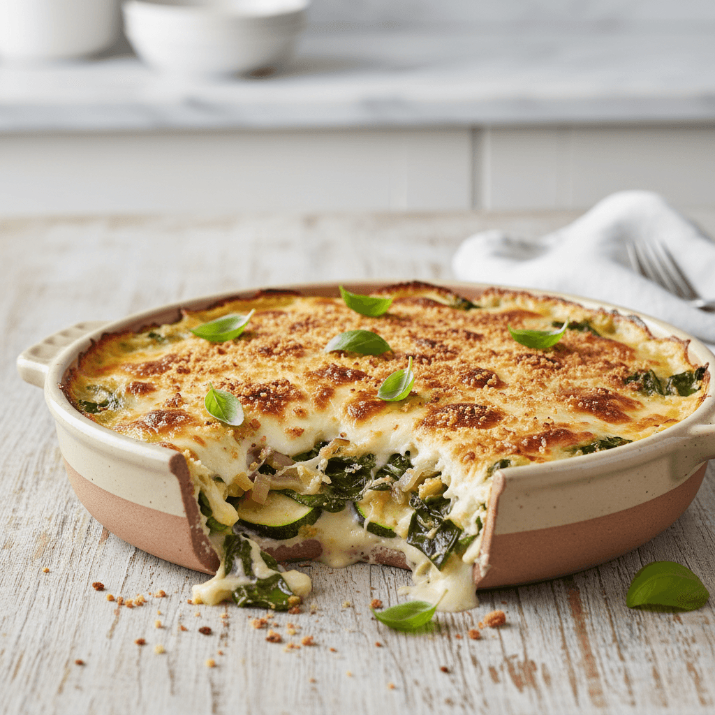 Gratin de Courgettes au Mozzarella - Thermomix Rezept