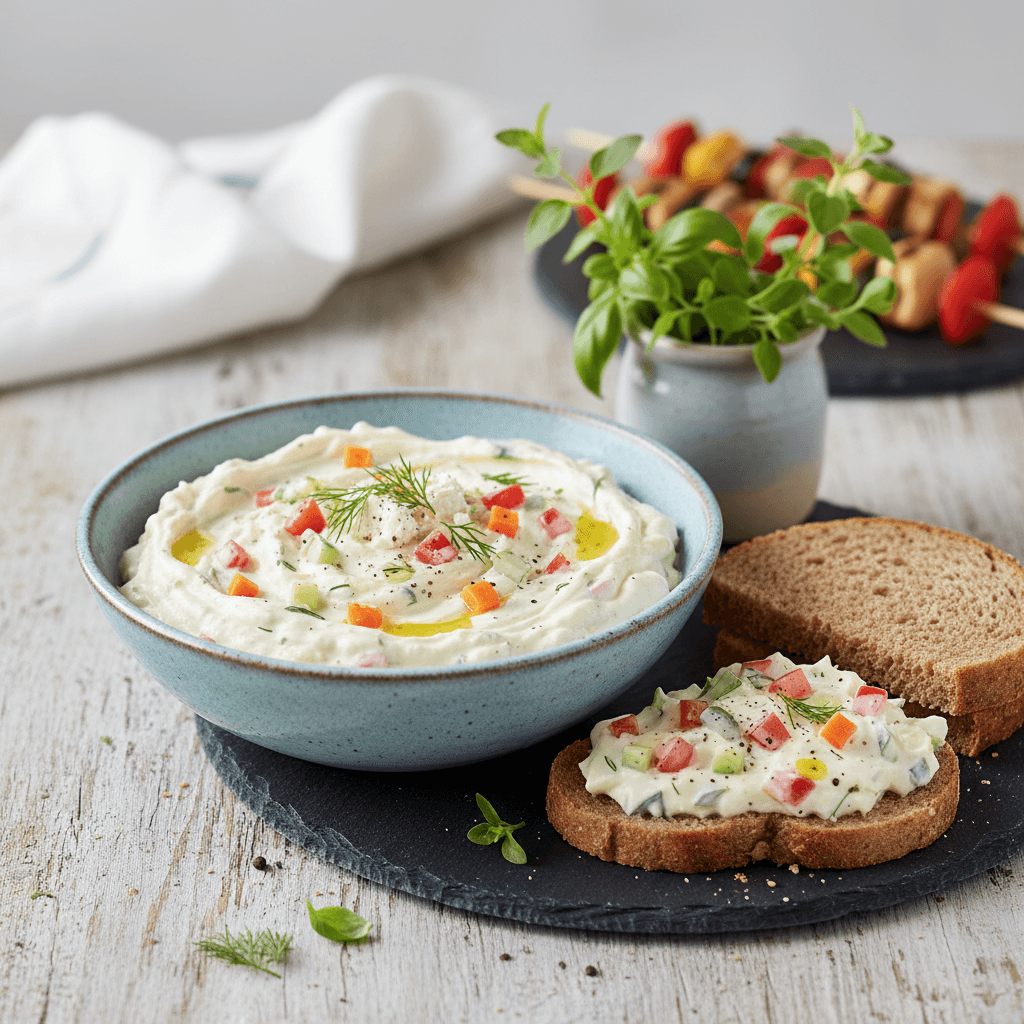 Sommerlicher Feta-Gemüse-Aufstrich - Thermomix Rezept