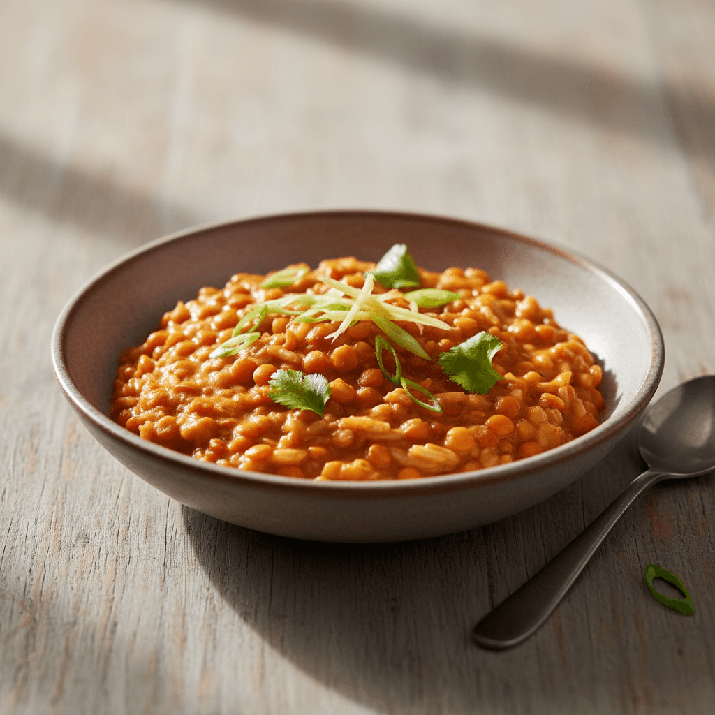 Rote Linsen Risotto Asia-Style - Thermomix Rezept