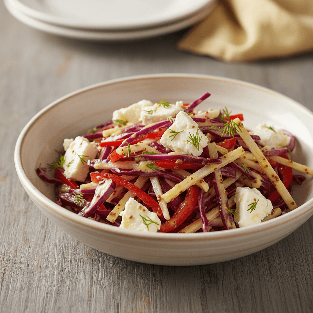 Insalata di Cavolo con Feta - Thermomix Rezept