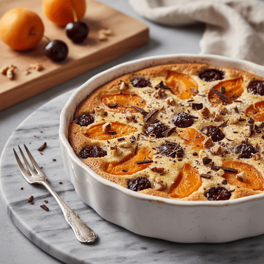 Clafoutis Abricot-Cerise - Thermomix Rezept