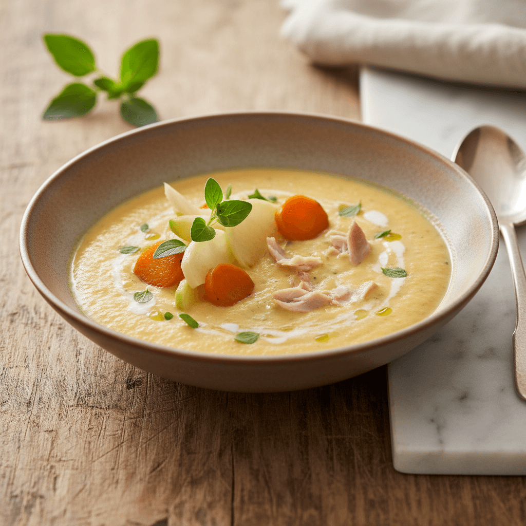 Forellen-Velouté mit Kohlrabi - Thermomix Rezept