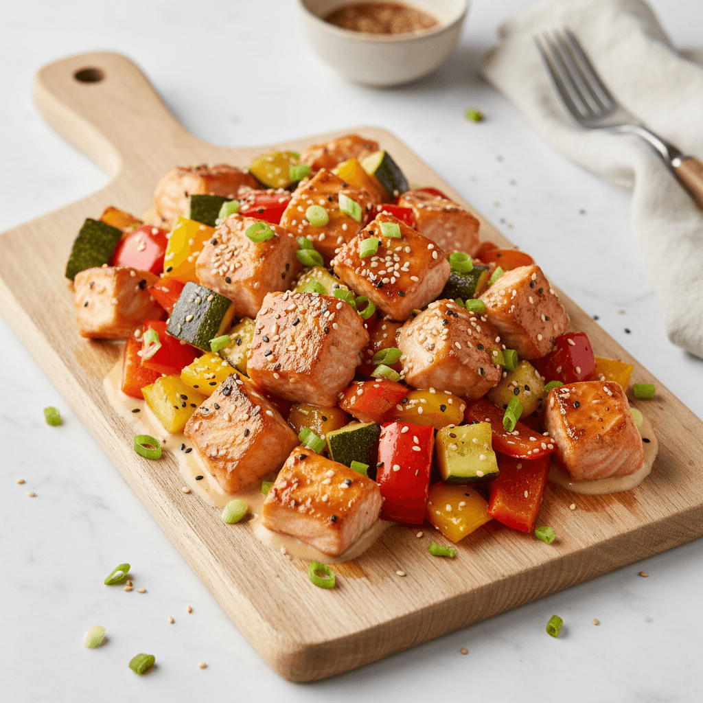 Lachs-Bites aus dem Ofen - Thermomix Rezept