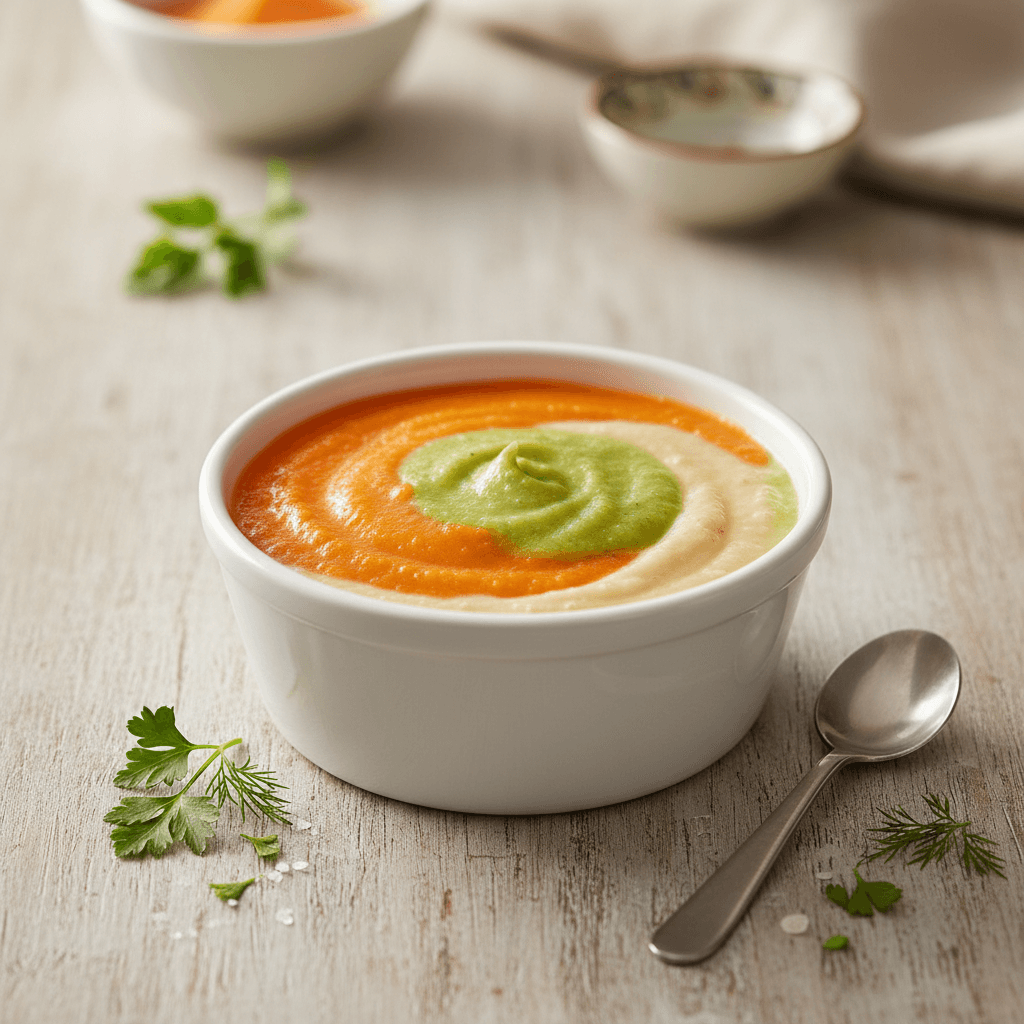 Buntes Gemüse-Püree für Kleinkinder - Thermomix Rezept