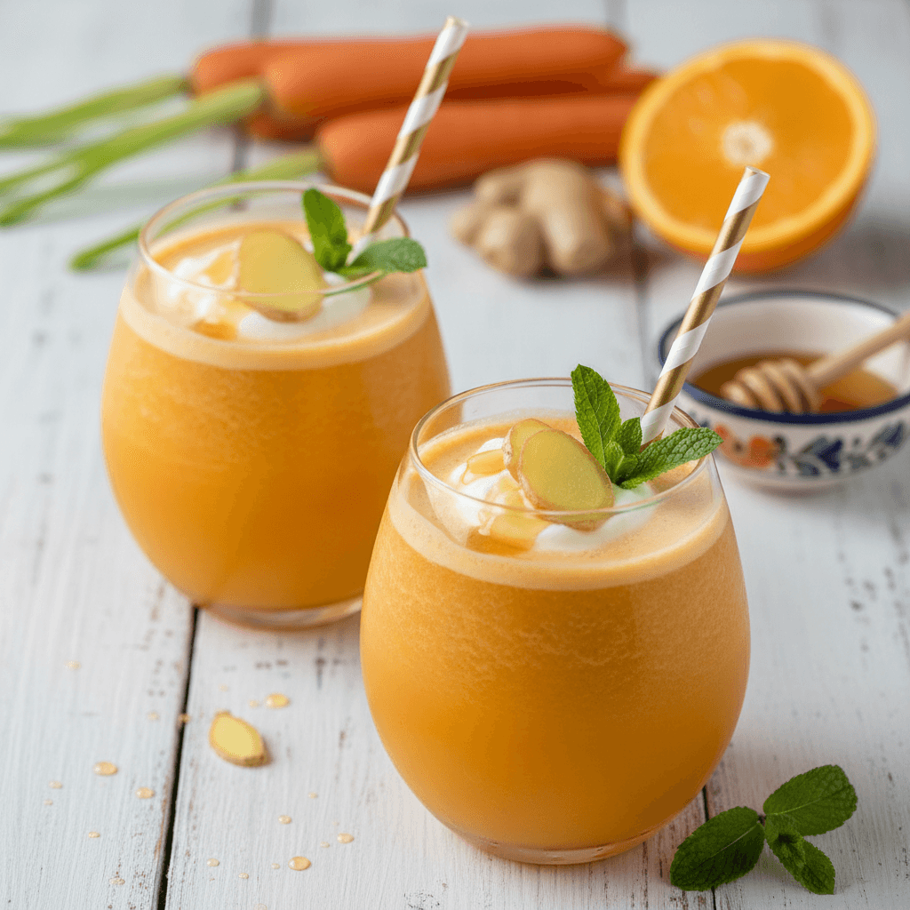 Cenoura Laranja Batido - Thermomix Rezept
