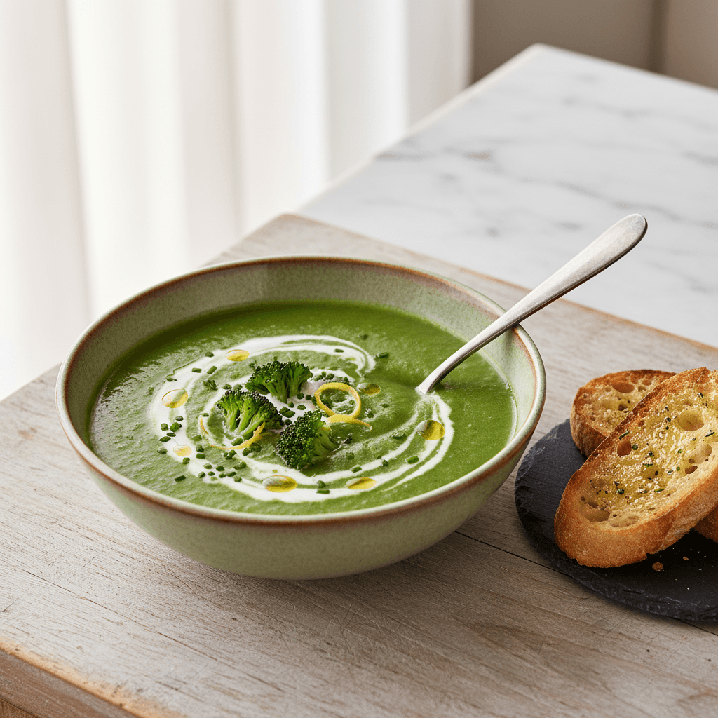 Cremige Brokkolisuppe mit Sahne - Thermomix Rezept