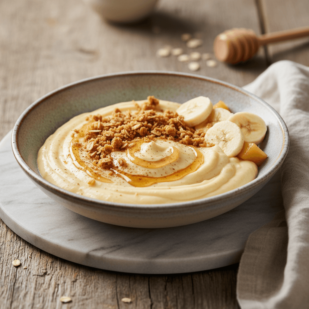 Banana-Apfel-Creme mit Honig - Thermomix Rezept