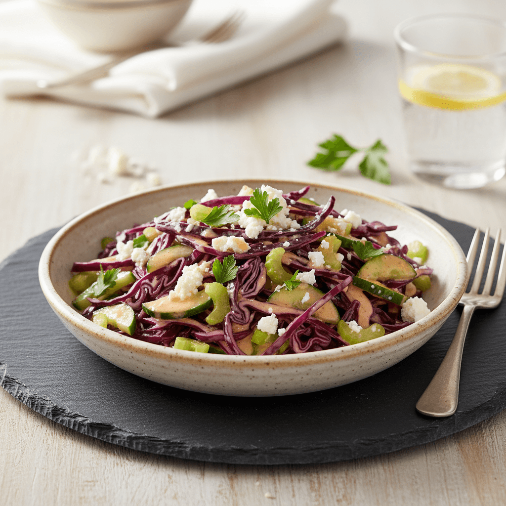 Ensalada de Col Morada con Feta - Thermomix Rezept