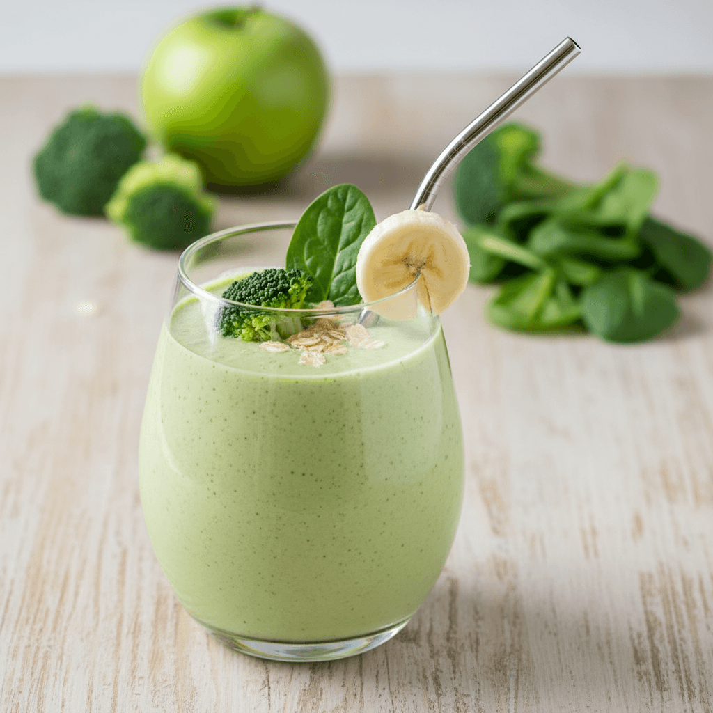 Grüner Brokkoli-Spinat-Smoothie - Thermomix Rezept