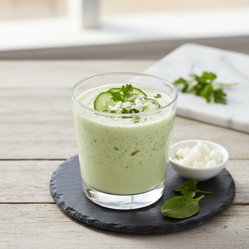 Grüner Gurken-Kefir-Drink - Thermomix Rezept