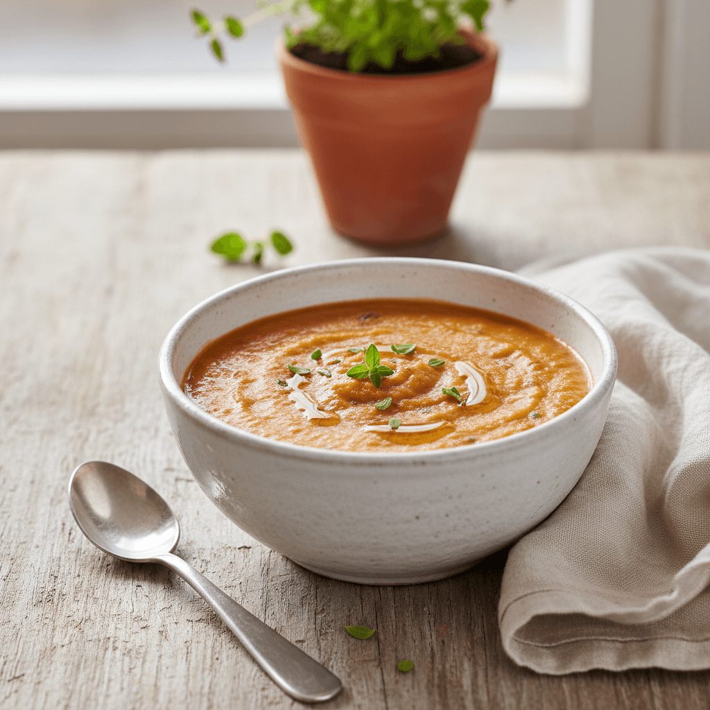 Rote Linsen-Gemüse-Brei mit mediterranem Aroma - Thermomix Rezept