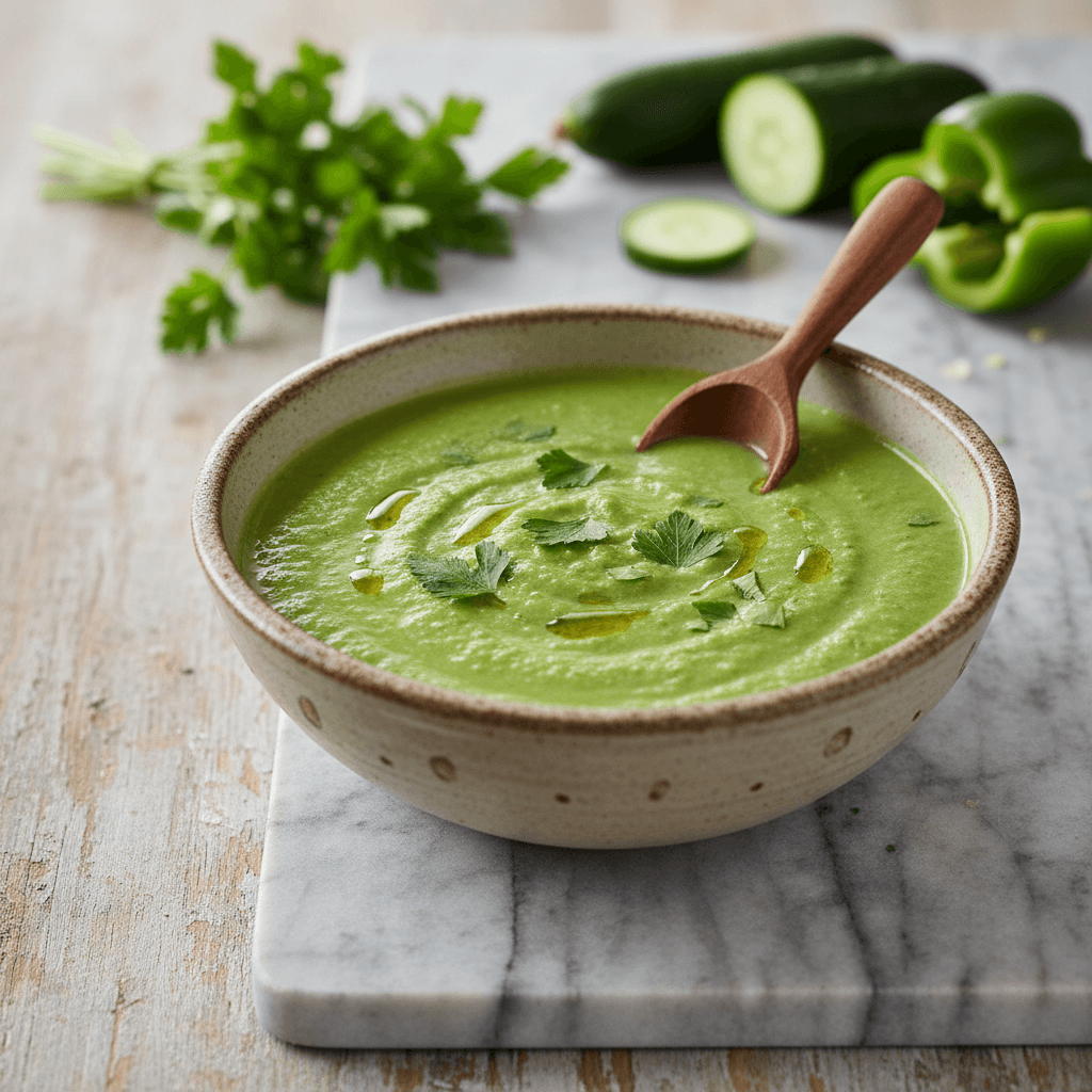 Grüner Gazpacho Verde - Thermomix Rezept