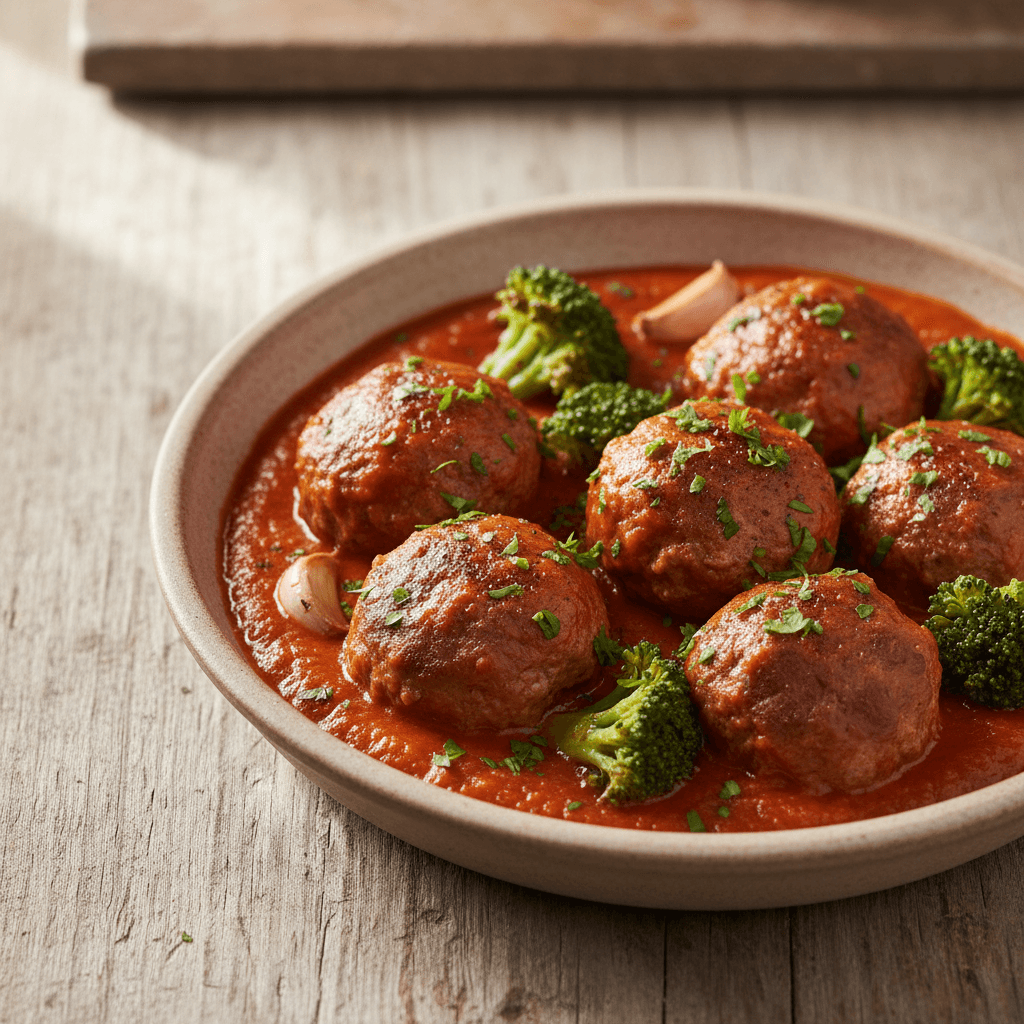 Albóndigas con Brócoli - Thermomix Rezept