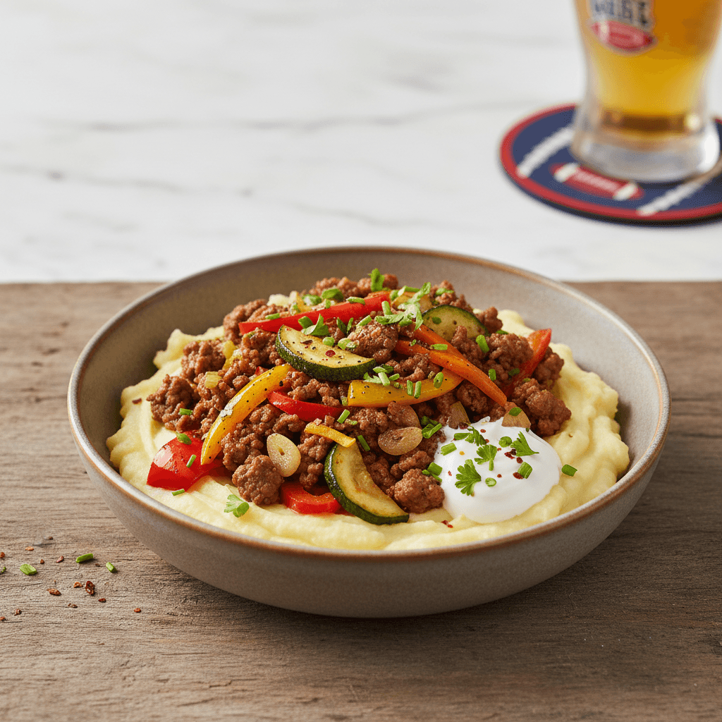 Hackfleisch-Kartoffel-Bowl - Thermomix Rezept
