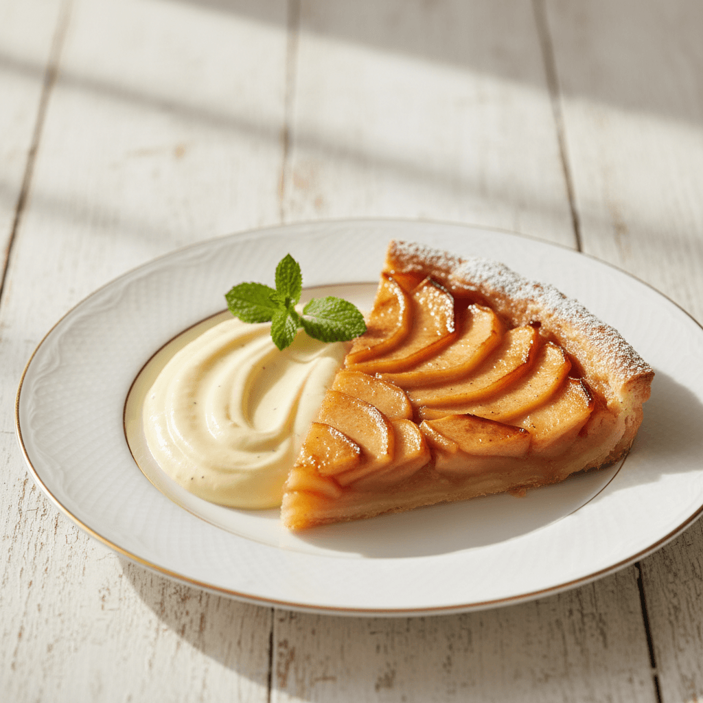 Tarte Tatin mit Vanillecreme - Thermomix Rezept