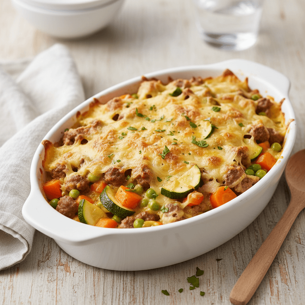 Hackfleisch-Curry-Gratin - Thermomix Rezept