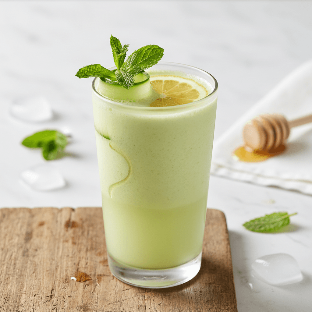 Mediterraner Gurken-Minz-Drink - Thermomix Rezept