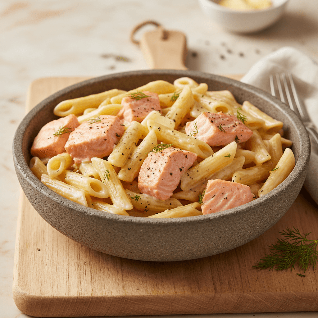 Lachs-Nudeln One-Pot - Thermomix Rezept