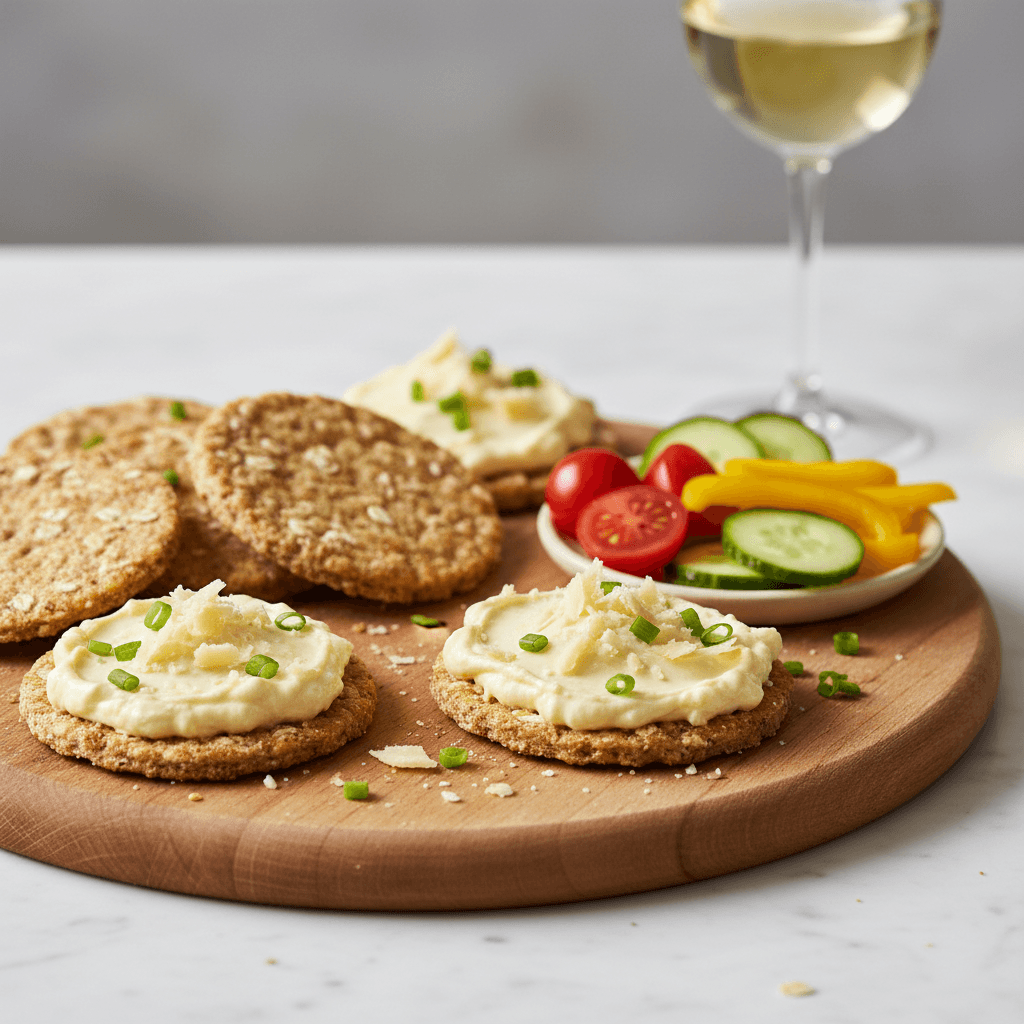 Bergkäse-Frischkäse-Crackers - Thermomix Rezept