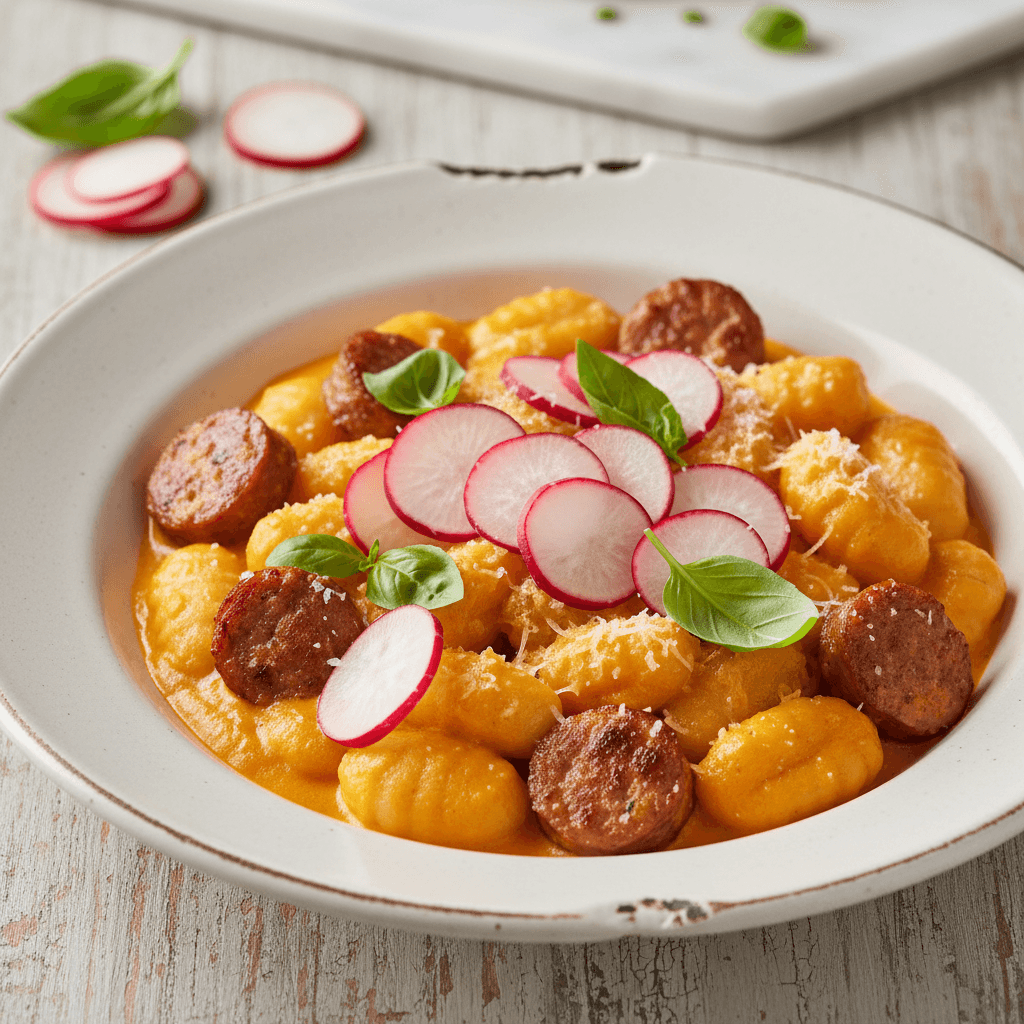 Salsiccia-Gnocchi mit Karottensugo - Thermomix Rezept