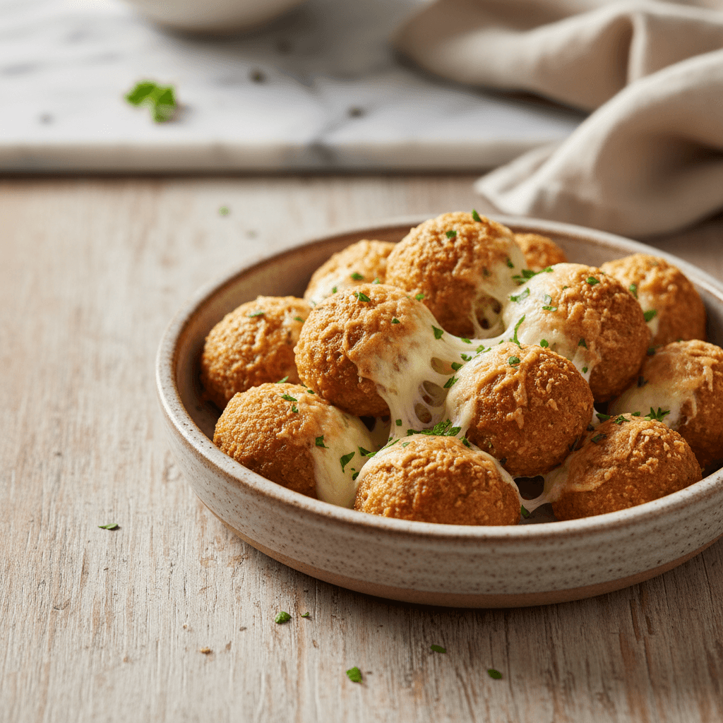 Gratinierte Mozzarella-Vollkornbites - Thermomix Rezept