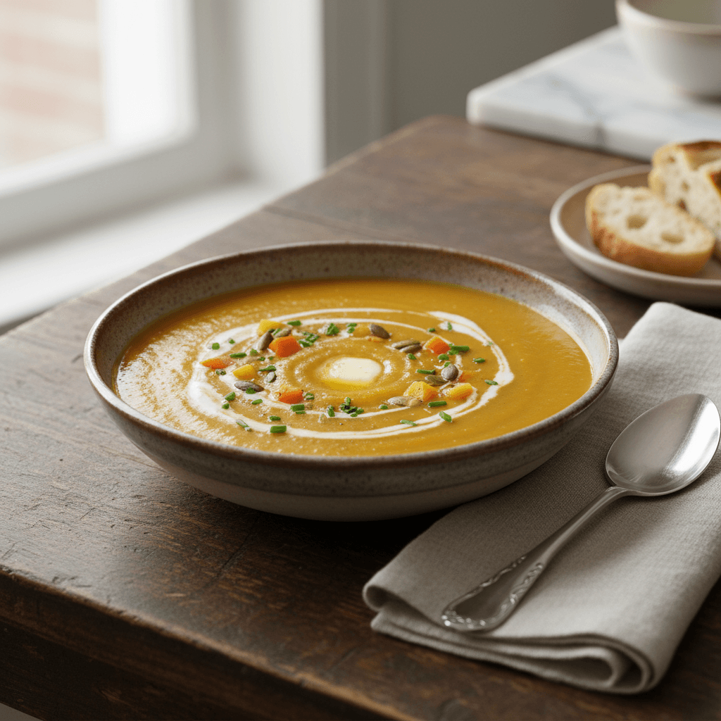 Cremige Gemüse-Velouté mit Sahne aus dem Mixtopf - Thermomix Rezept