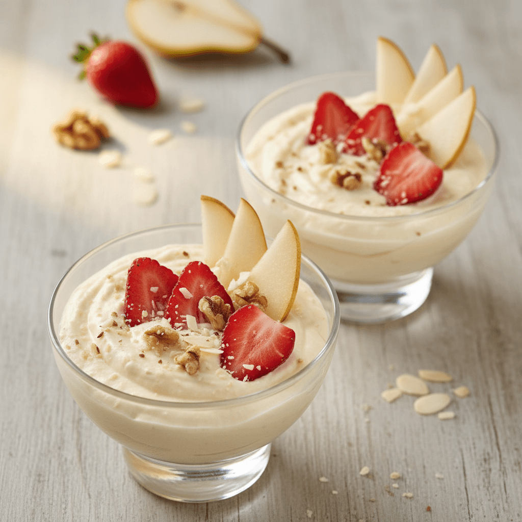 Fragole e Pere alla Crema - Thermomix Rezept