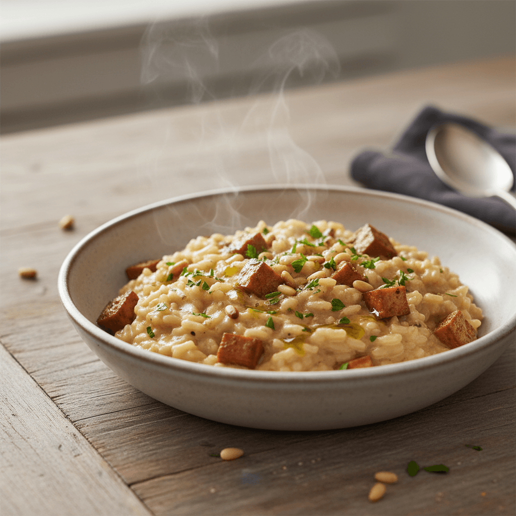 Räuchertofu-Risotto cremig - Thermomix Rezept
